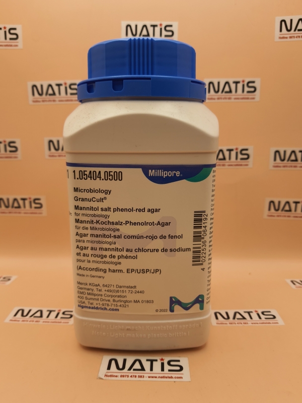 Mannitol salt phenol-red agar, Merck