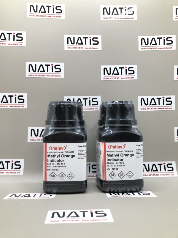 Hóa chất METHYL ORANGE INDICATOR, hãng Pallav - Ấn Độ