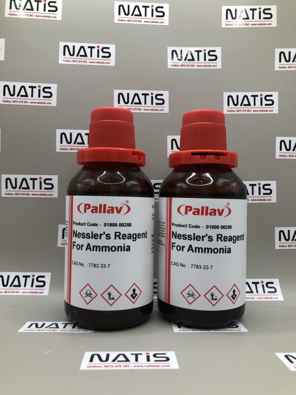 Hóa chất NESSLER S REAGENT FOR AMMONIA, hãng Pallav - Ấn Độ