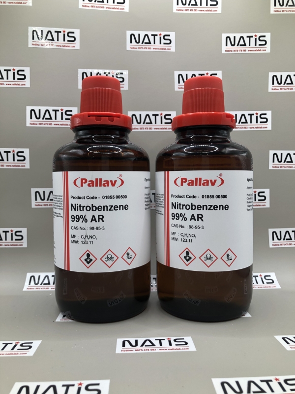 Hóa chất NITROBENZENE 99% AR, hãng Pallav - Ấn Độ