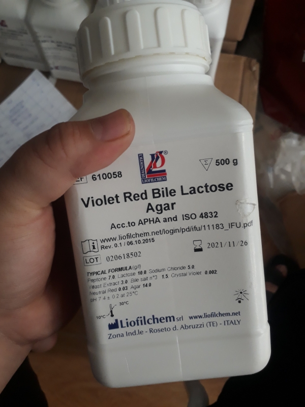 VIOLET RED BILE LACTOSE AGAR, Liofilchem