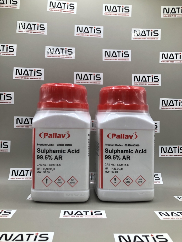Hóa chất SULPHAMIC ACID 99.5% AR, hãng Pallav - Ấn Độ