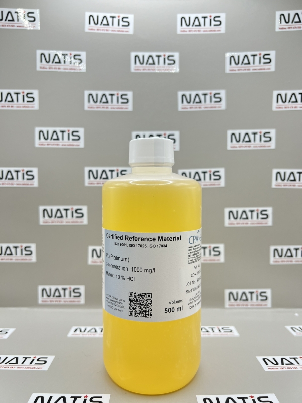 Dung dịch chuẩn ICP - Platinum Pt - 1000 mg/l, mã C044.10CP.L5, hãng CPAchem, Bungari