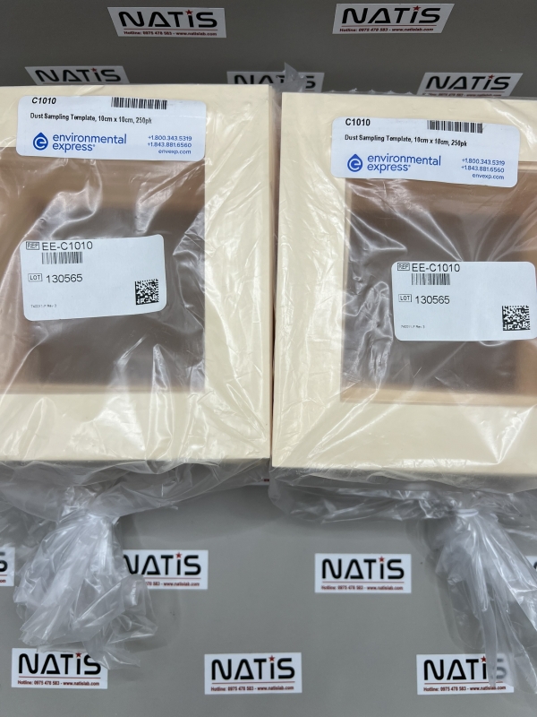 Dust Sampling Template, 10cm x 10cm, 250pk, C1010, Environmental Express