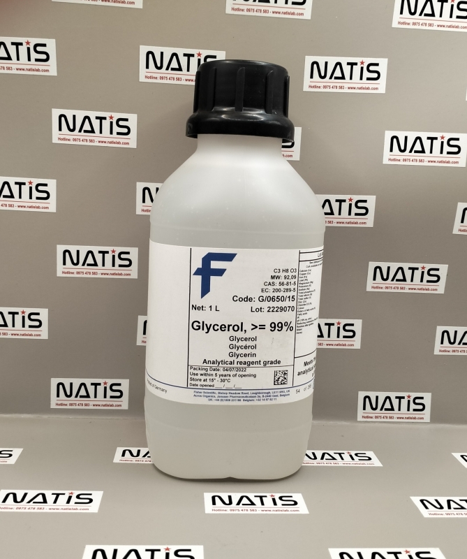 Glycerol, 99+%, Certified AR for Analysis, Fisher Chemical™