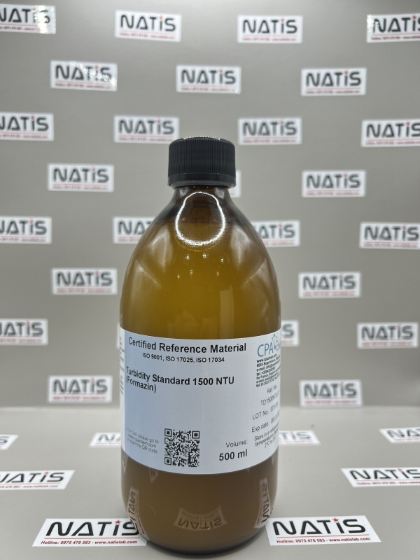 Dung dịch chuẩn Độ đục 1500NTU, chai 500mL, CPAchem - Bungari