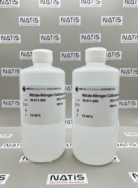Dung dịch chuẩn NO3-N 1000mg/L, chai 500mL, hãng NSI, Mỹ