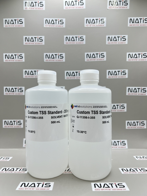 Dung dịch chuẩn TSS 355mg/L, chai 500mL, hãng NSI, Mỹ