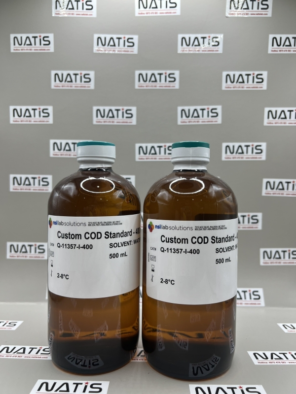 Dung dịch chuẩn COD 400mg/L, chai 500mL, hãng NSI, Mỹ
