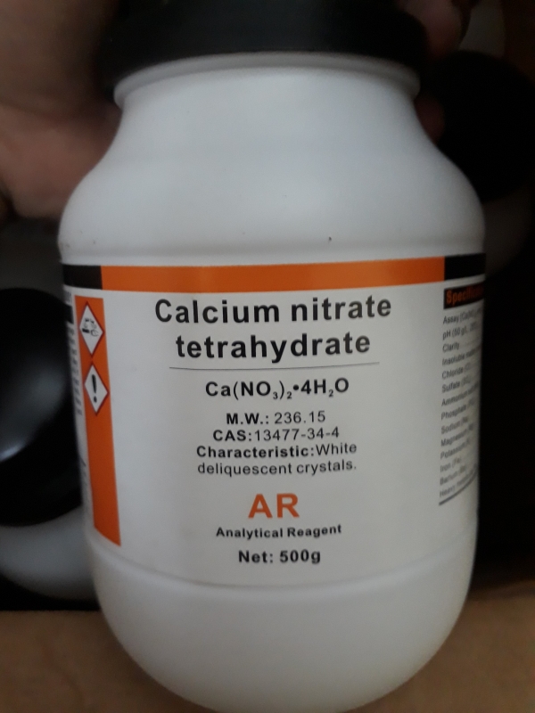 Calcium nitrate tetrahydrate, Trung Quốc