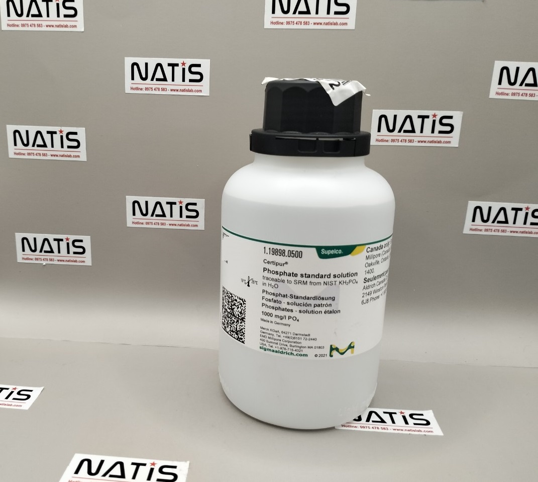 Dung dịch chuẩn Phosphate (PO4) 1000mg/l, Merck
