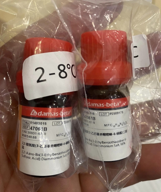 Hóa chất 2,2 -Azino-Bis(3-Ethylbenzothiazoline-6-Sulfonic Acid) Diammonium Salt, hãng Adamas-Beta (TQ)