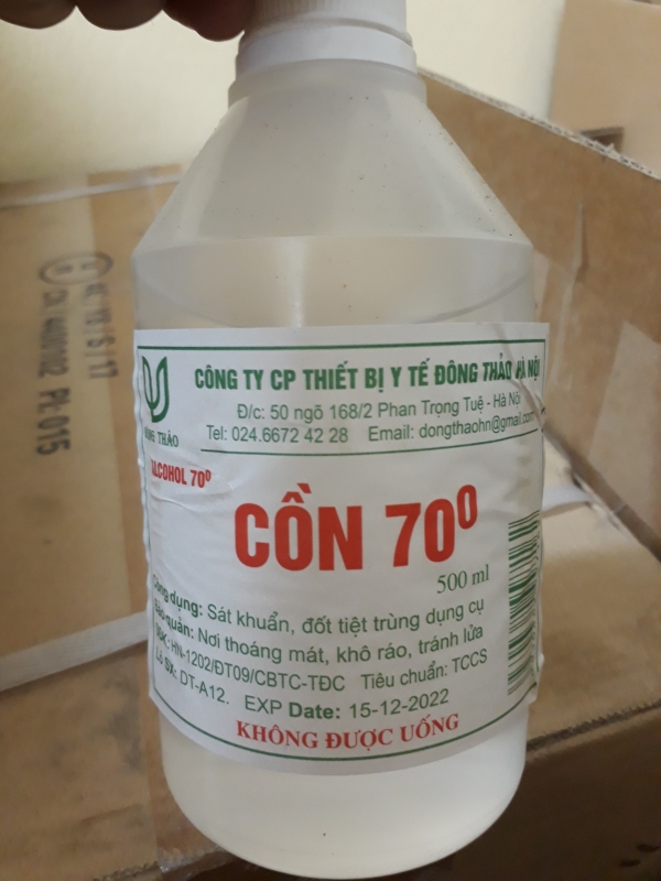 Cồn 70 độ, Việt Nam