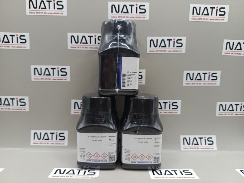 Hóa chất Fluorescein Sodium, lọ 25g, hãng Loba Chemie, Ấn Độ