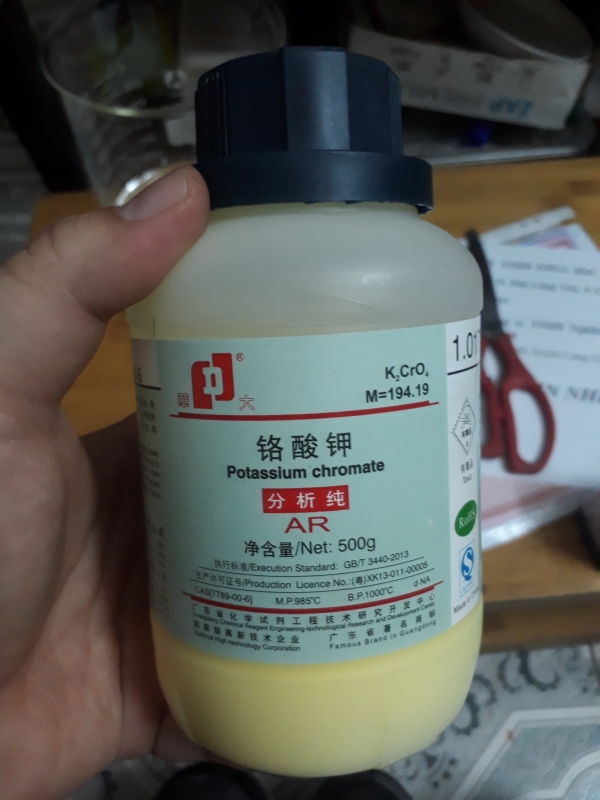 Potassium chromate, Trung Quốc
