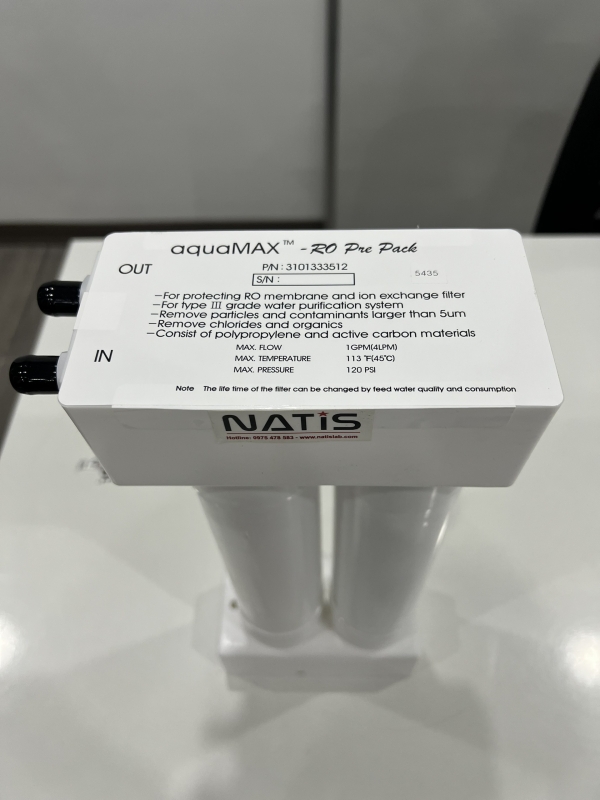 Cột lọc aqua MAX - R.O Pre Pack, P/N: 3101333512, hãng Young In Chromass, Hàn Quốc