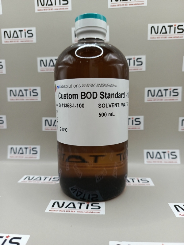 Dung dịch chuẩn BOD 100mg/L, chai 500mL, hãng NSI, Mỹ