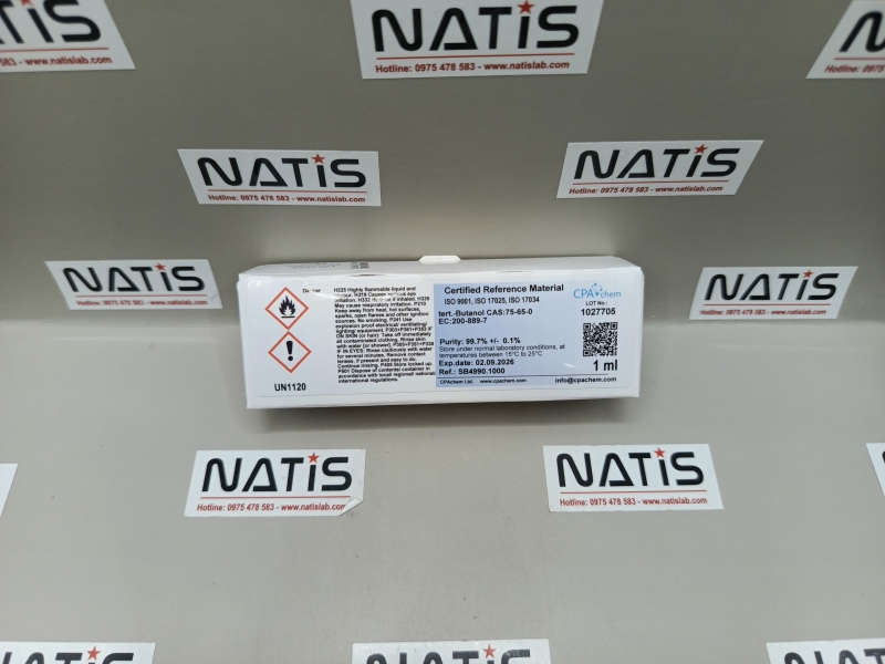 Chất chuẩn tert.-Butanol CAS:75-65-0 EC:200-889-7, mã SB4990.1000, hãng CPAchem - Bungari