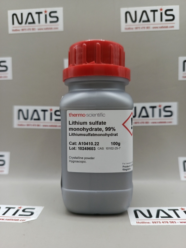 Lithium sulfate monohydrate, 99%, Thermo Scientific Chemicals