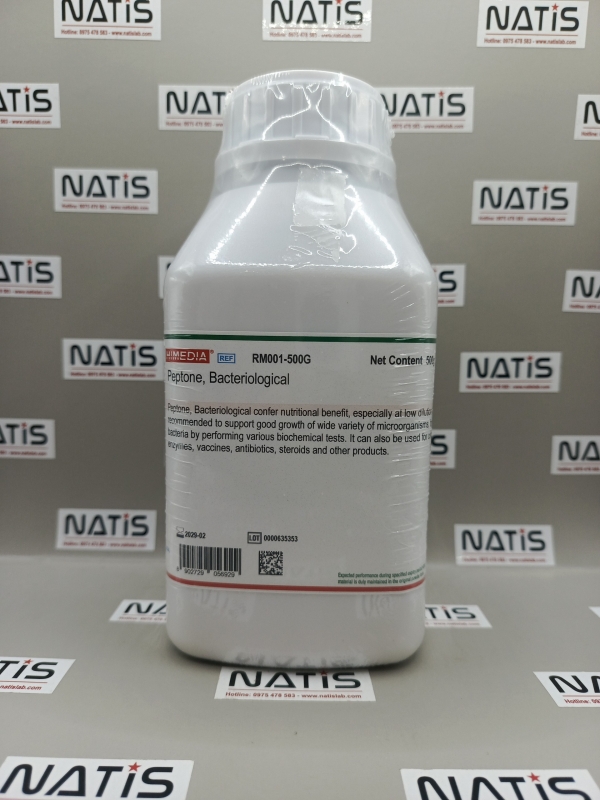 Peptone, Bacteriological, mã RM001-500G, hãng Himedia - Ấn Độ