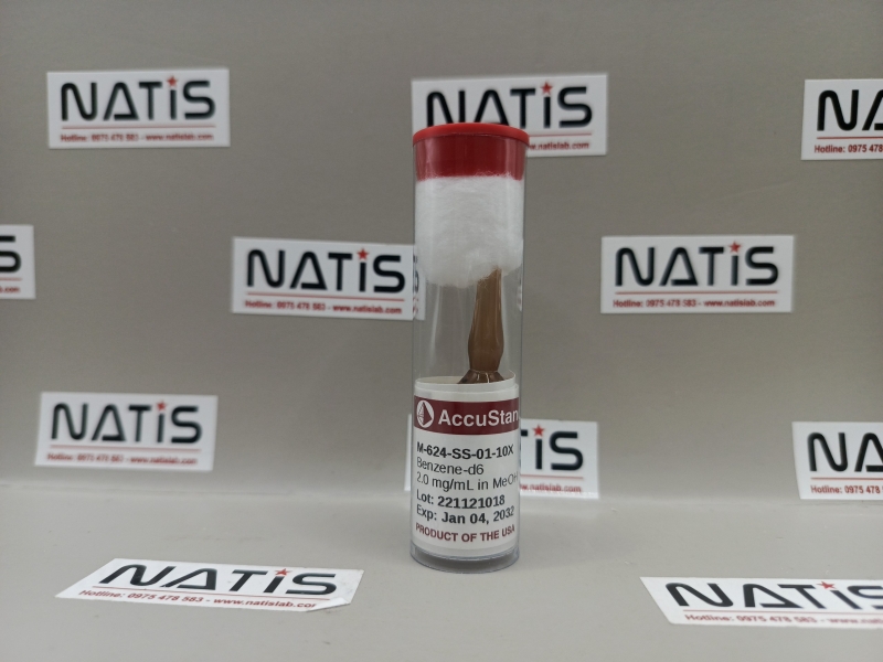 Dung dịch chuẩn Benzene-d6 [CAS# 1076-43-3] 2.0 mg/mL in MeOH, hãng AccuStandard - Mỹ