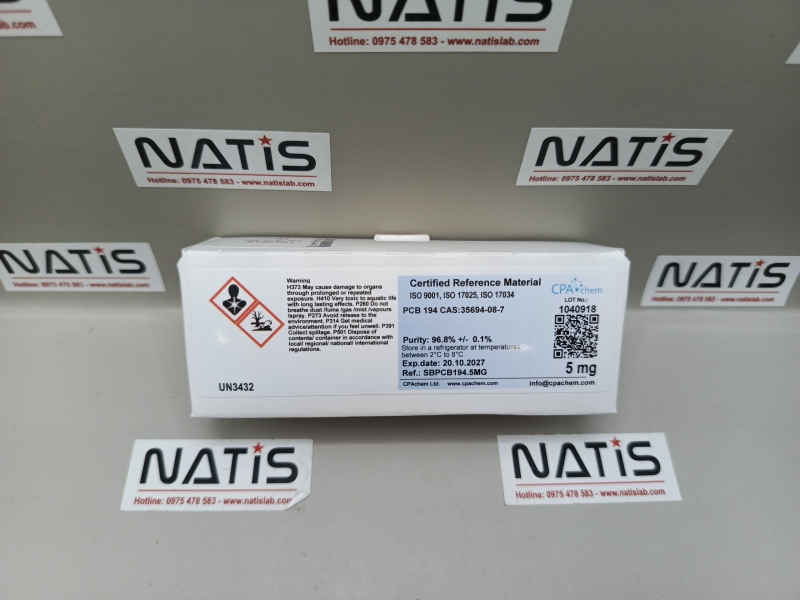 Chất chuẩn PCB 194 CAS:35694-08-7, mã SBPCB194.5MG, hãng CPAchem - Bungari