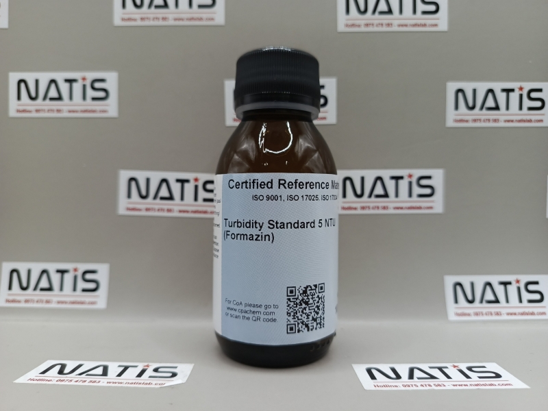 Dung dịch chuẩn Độ đục 5 NTU, mã TD5NTU.L1, hãng CPAchem - Bungari