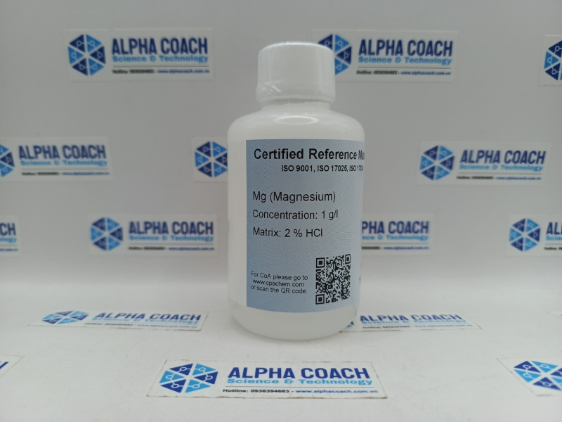 Dung dịch chuẩn AAS - Magnesium Mg - 1 g/l, mã A032.2CP.L1, hãng CPAchem, Bungari