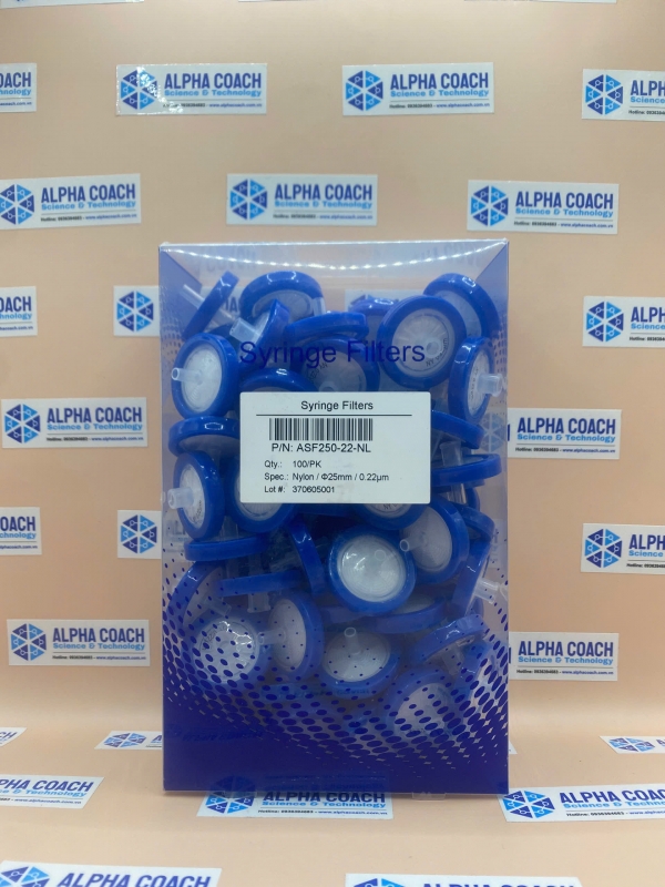 Đầu lọc Syringe NL đk25 mm, 0.22 um