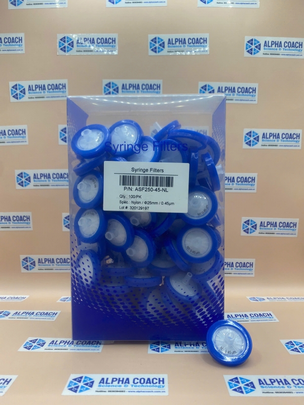 Đầu lọc Syringe NL đk25 mm, 0.45 um