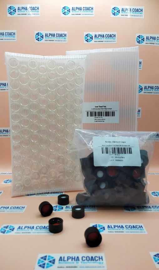 Lọ sắc ký vials 4 mL thuỷ tinh trong suốt, loại nắp vặn 13-425