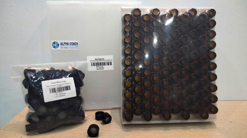 Lọ Vials 10 mL, thuỷ tinh nâu, loại nắp vặn 18-400