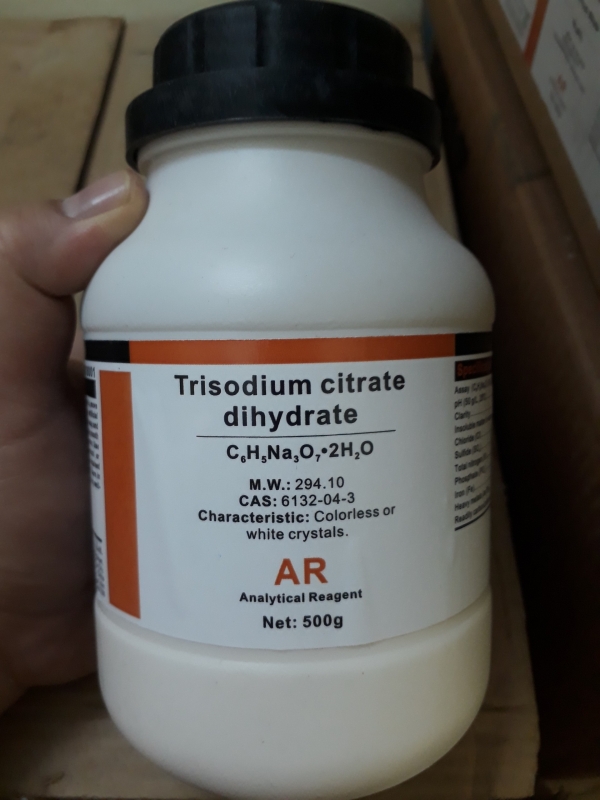 Trisodium citrate dihydrate, Trung Quốc