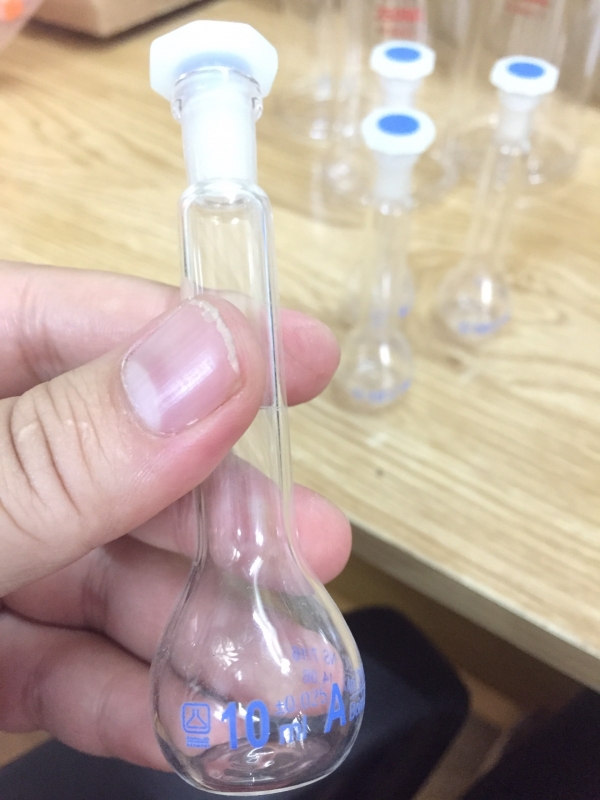 Bình định mức 10mL, Gamalab - Đức