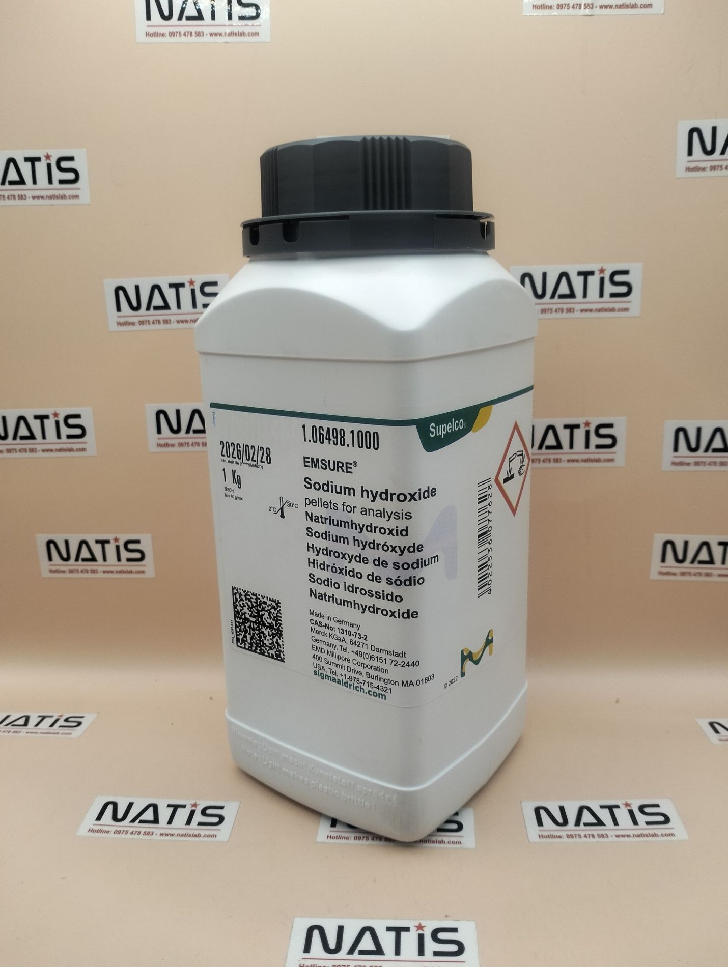 Sodium hydroxide, Merck