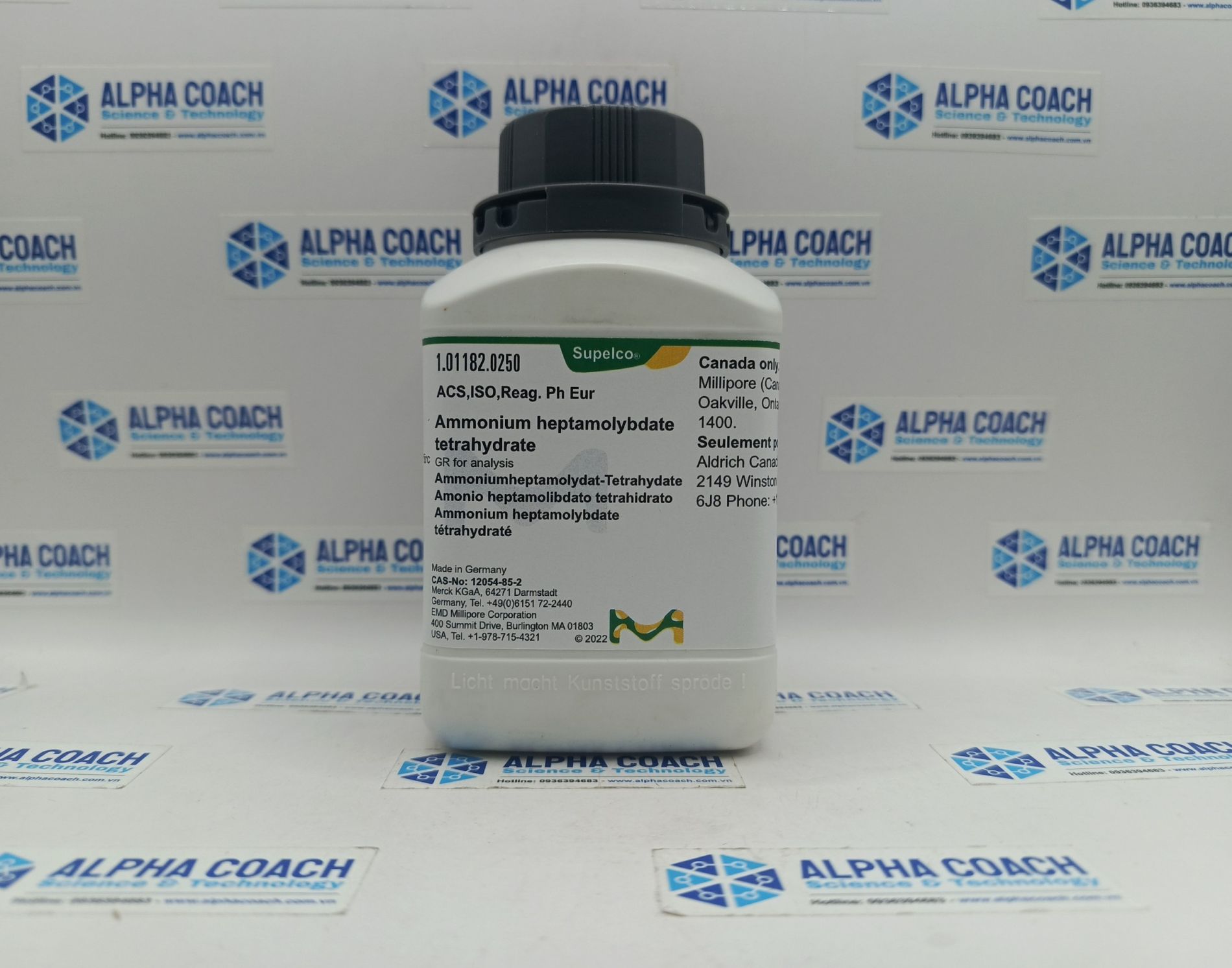 Hoá chất Ammonium heptamolybdate tetrahydrate, Merck