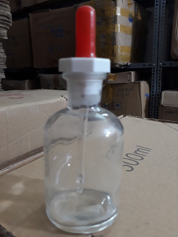 Chai công tơ hút thủy tinh trắng 60mL, Trung Quốc