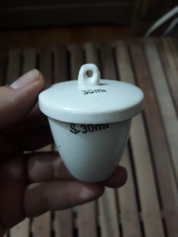 Chén nung sứ 30mL, Trung Quốc