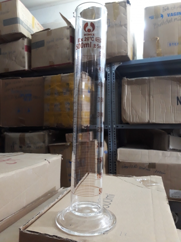 Ống đong 500mL, Trung Quốc