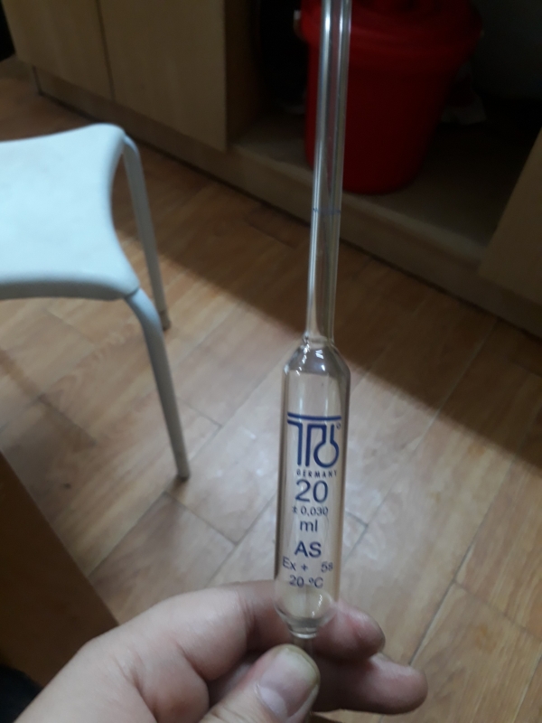 Pipet bầu 20mL, Gamalab-Đức