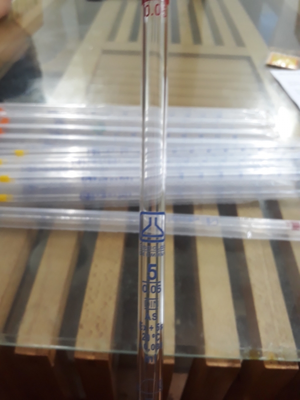Pipet thẳng 5mL, Gamalab-Đức