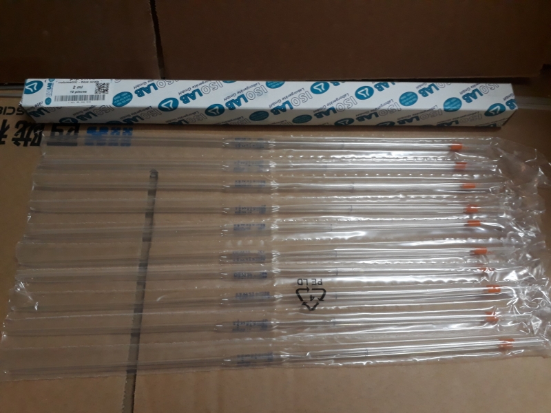 Pipet bầu 2mL, Isolab - Đức