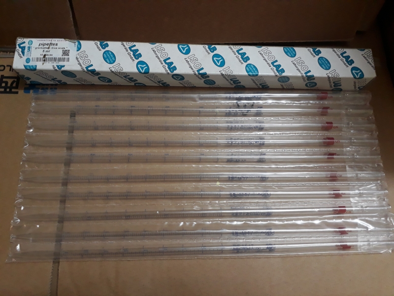 Pipet thẳng 5mL, Isolab - Đức