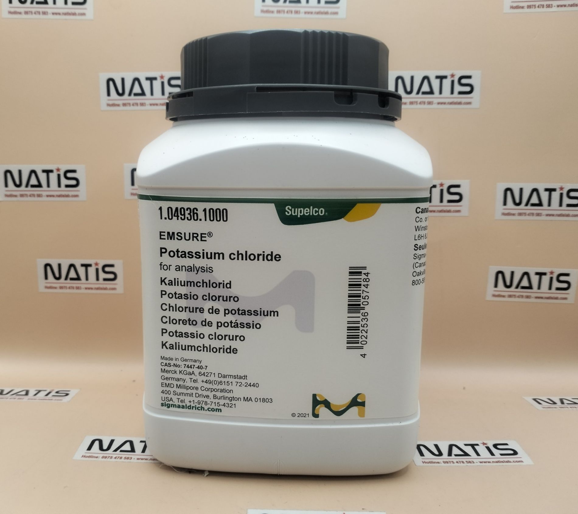 Potassium chloride (KCl), Merck