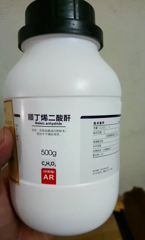 Maleic anhydride, Trung Quốc