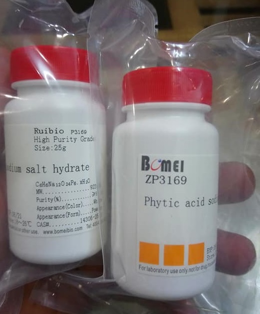 Phytic acid sodium salt hydrate, Trung Quốc