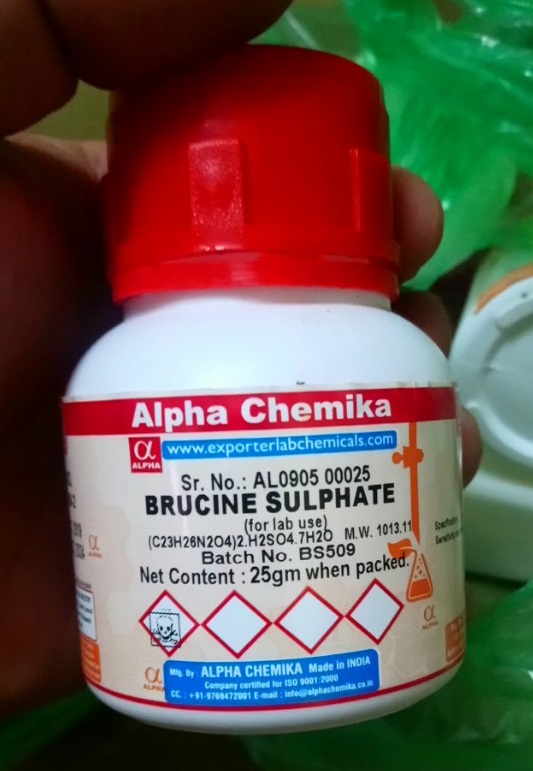 BRUCINE SULPHATE, Ấn Độ