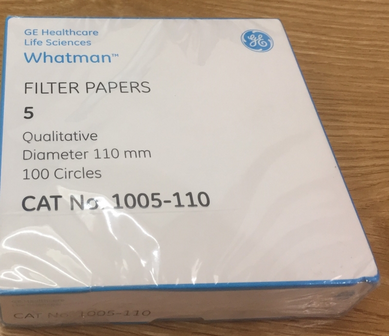 Giấy lọc định tính số 5, 100/pk, Whatman 1005-110
