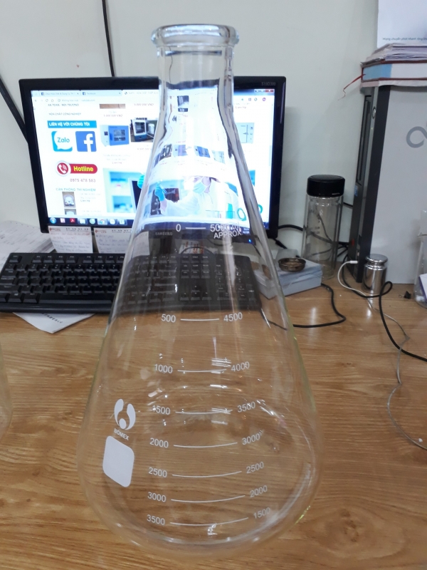 Bình tam giác 5000mL, Trung Quốc