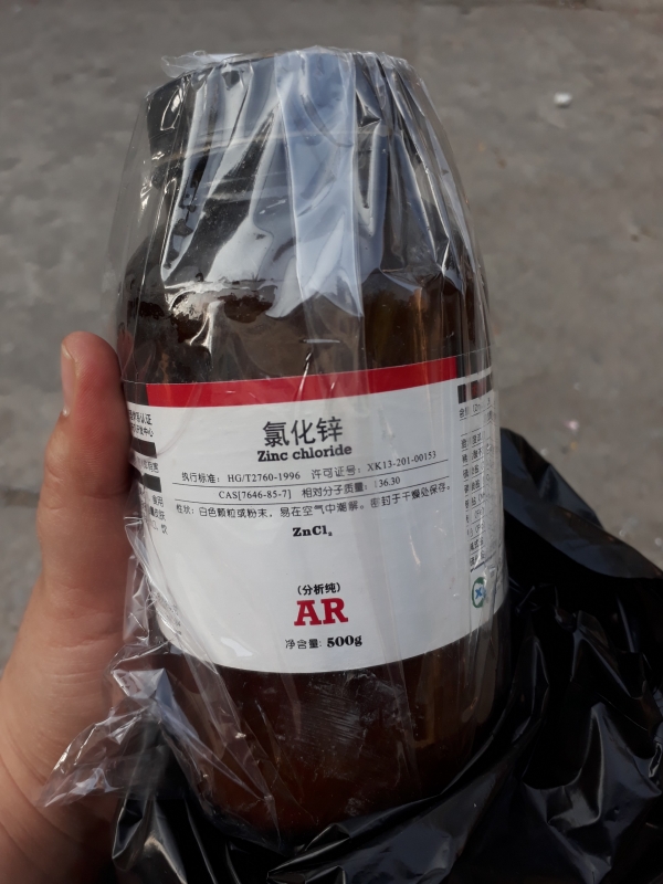 Zinc chloride, Trung Quốc